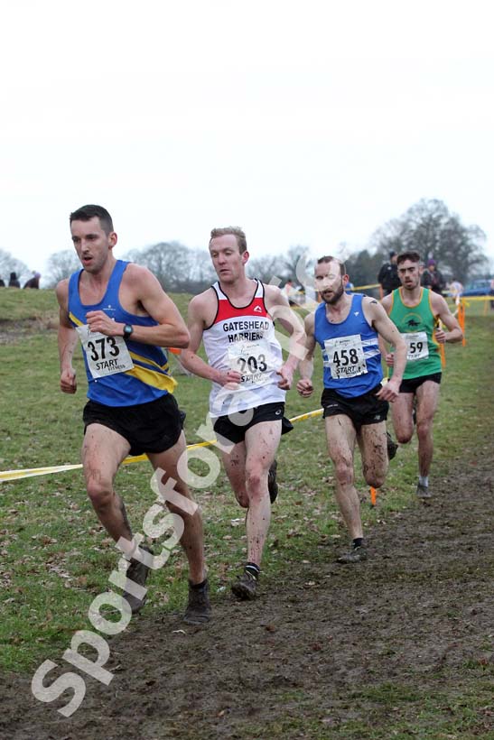 Senior mens Northern Cross Country Champs., Camp Hill Estate, Kirklington.  Photo: David T. Hewitson/Sports for All Pics
